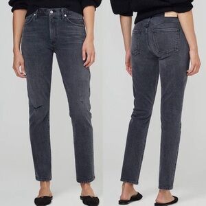 Citizens Of Humanity‎ Skyla Mid Rise Cigarette 24 Covert Straight NWT